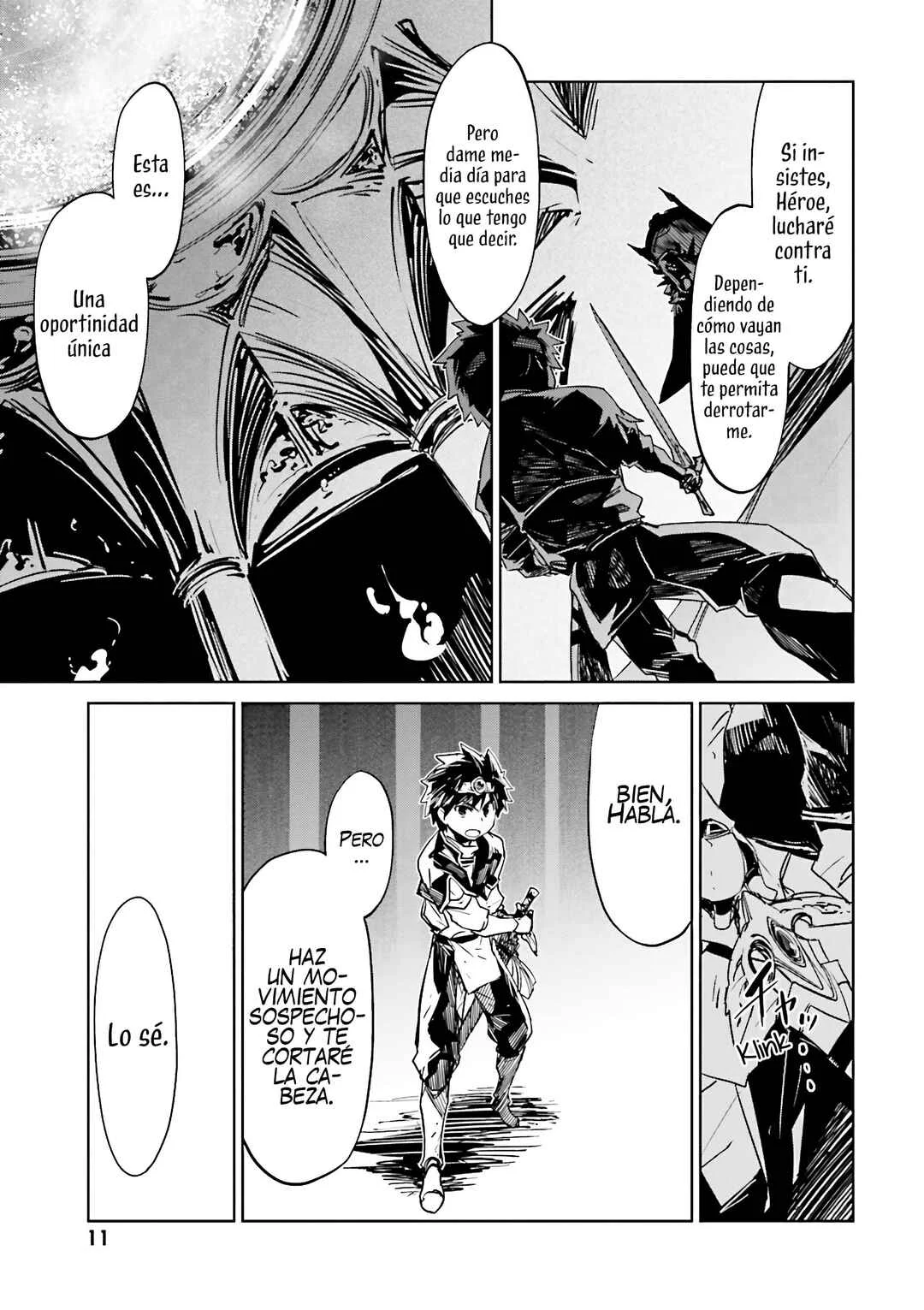 MAOYU : Archenemy and Hero “Become mine, Hero” “I refuse!” Capítulo 1: ¡Se Mio, Héroe! - Page 13