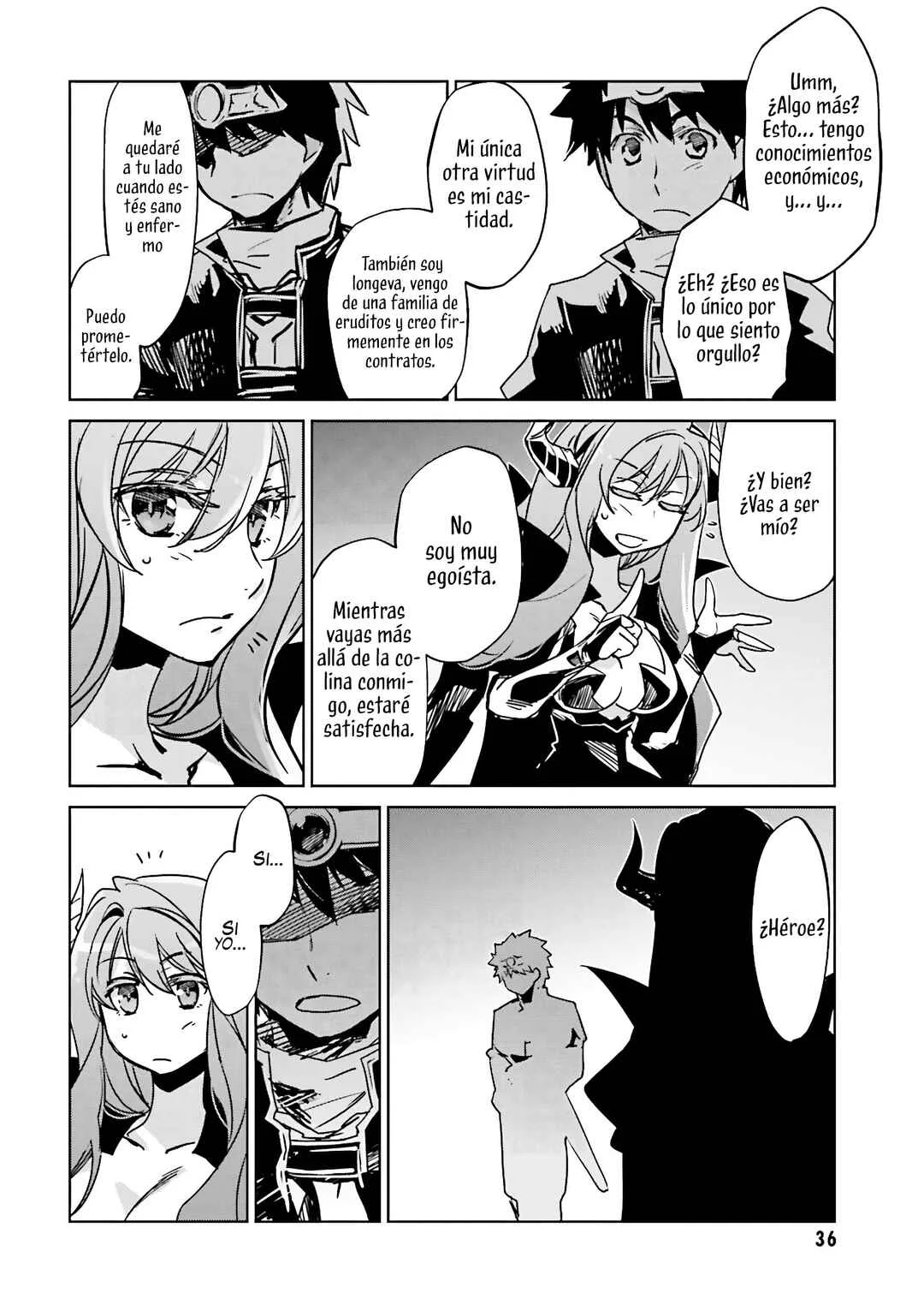 MAOYU : Archenemy and Hero “Become mine, Hero” “I refuse!” Capítulo 1: ¡Se Mio, Héroe! - Page 38