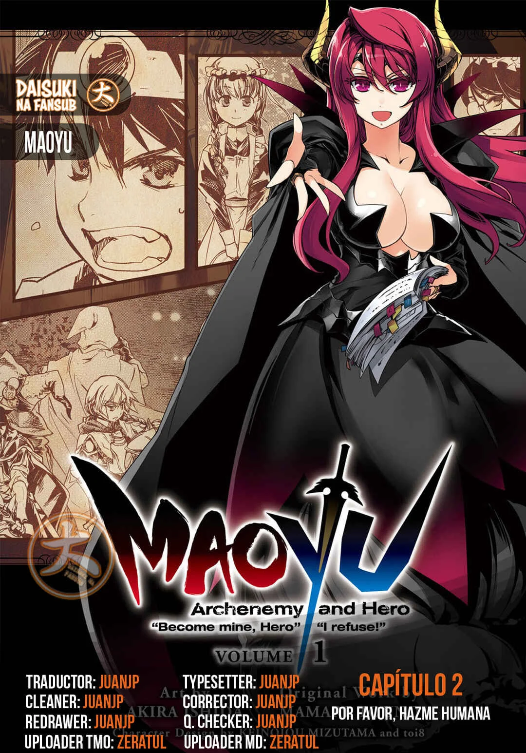 MAOYU : Archenemy and Hero “Become mine, Hero” “I refuse!” Capítulo 2: Por Favor, Hazme Humana - Page 1