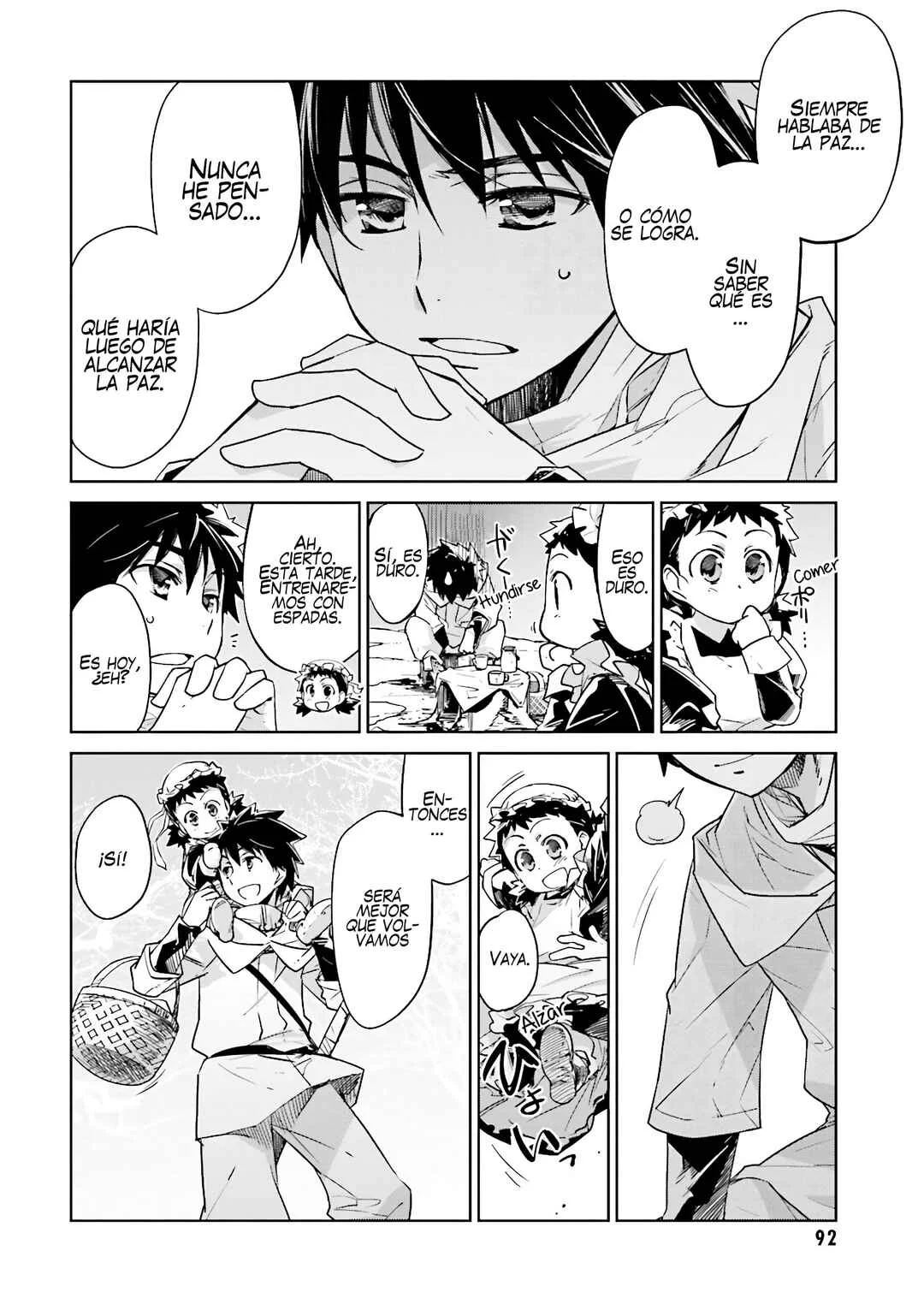 MAOYU : Archenemy and Hero “Become mine, Hero” “I refuse!” Capítulo 3: Tener Mucha Comida Me Hace Muy Feliz - Page 6