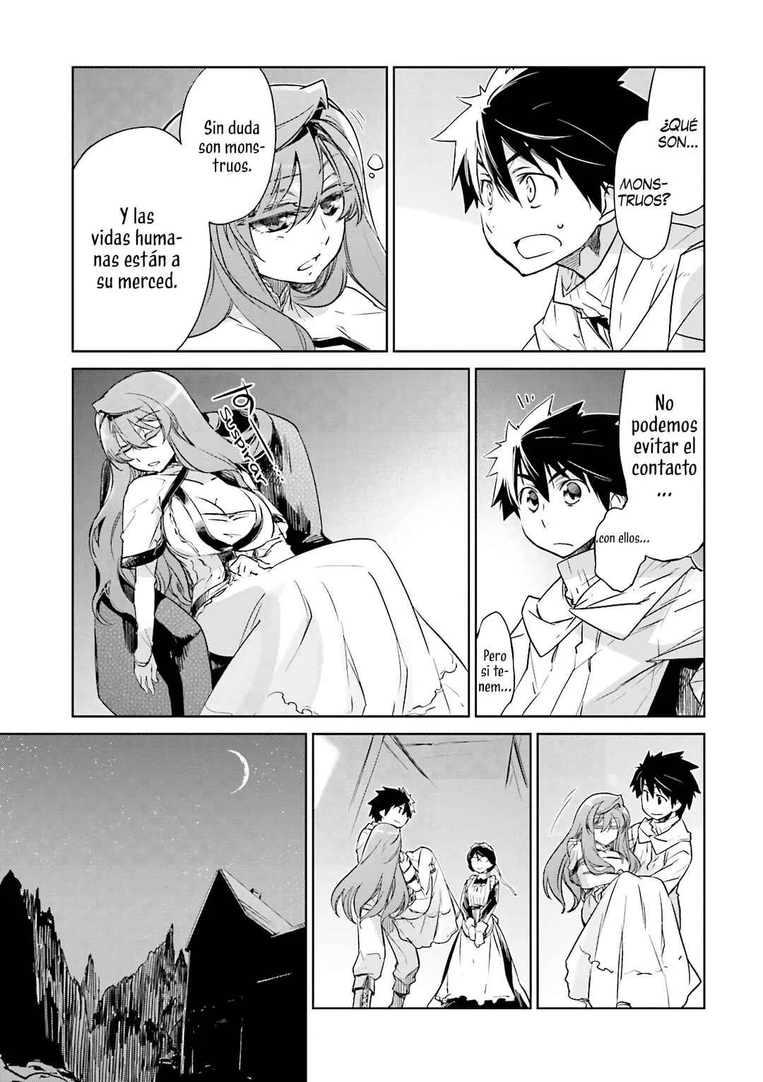 MAOYU : Archenemy and Hero “Become mine, Hero” “I refuse!” Capítulo 3: Tener Mucha Comida Me Hace Muy Feliz - Page 33
