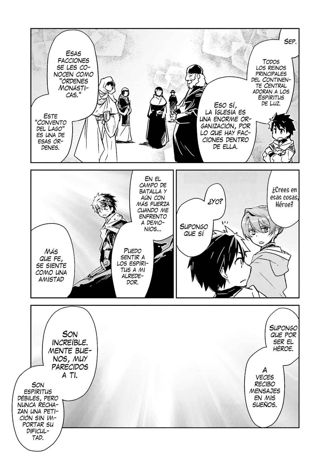 MAOYU : Archenemy and Hero “Become mine, Hero” “I refuse!” Capítulo 3: Tener Mucha Comida Me Hace Muy Feliz - Page 37