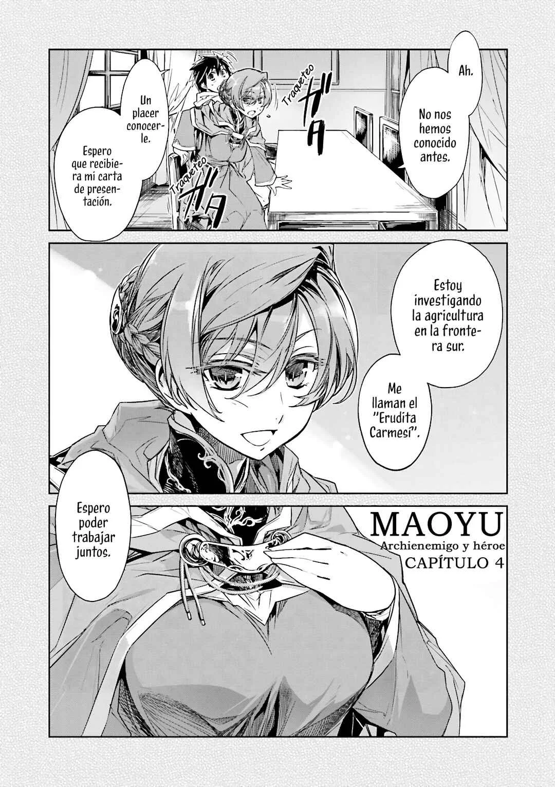 MAOYU : Archenemy and Hero “Become mine, Hero” “I refuse!” Capítulo 4: ¿Dónde Has Estado Todo Este Tiempo? - Page 3