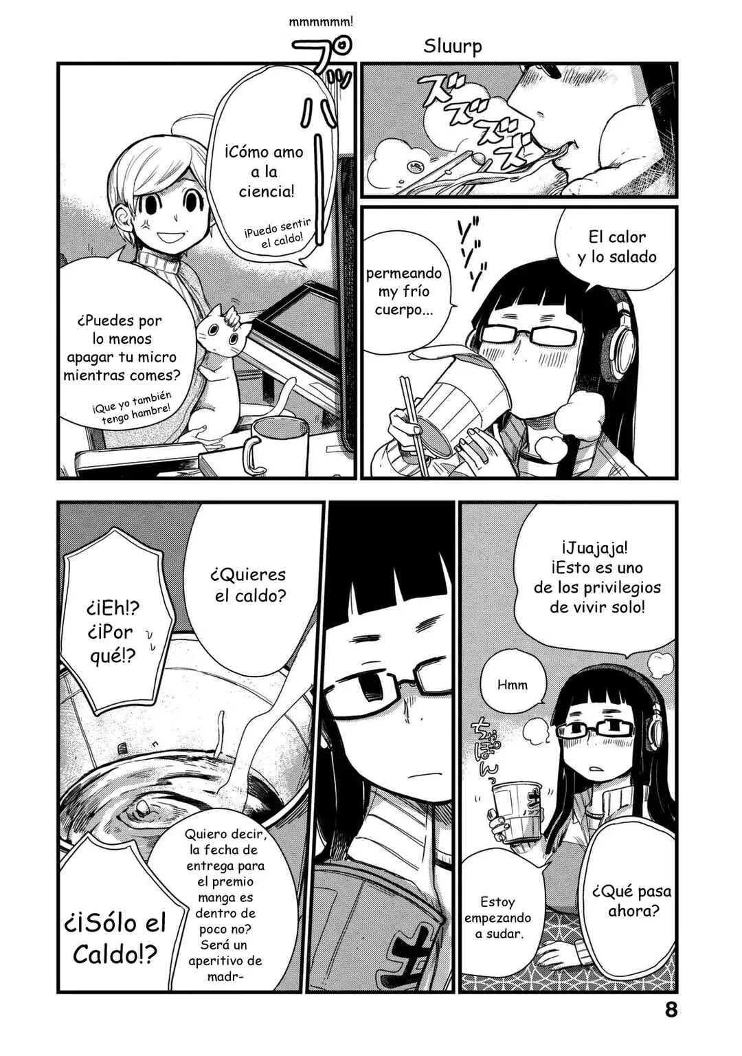 Maya-san no Yofukashi Capítulo 1: Ramen Salado - Page 9