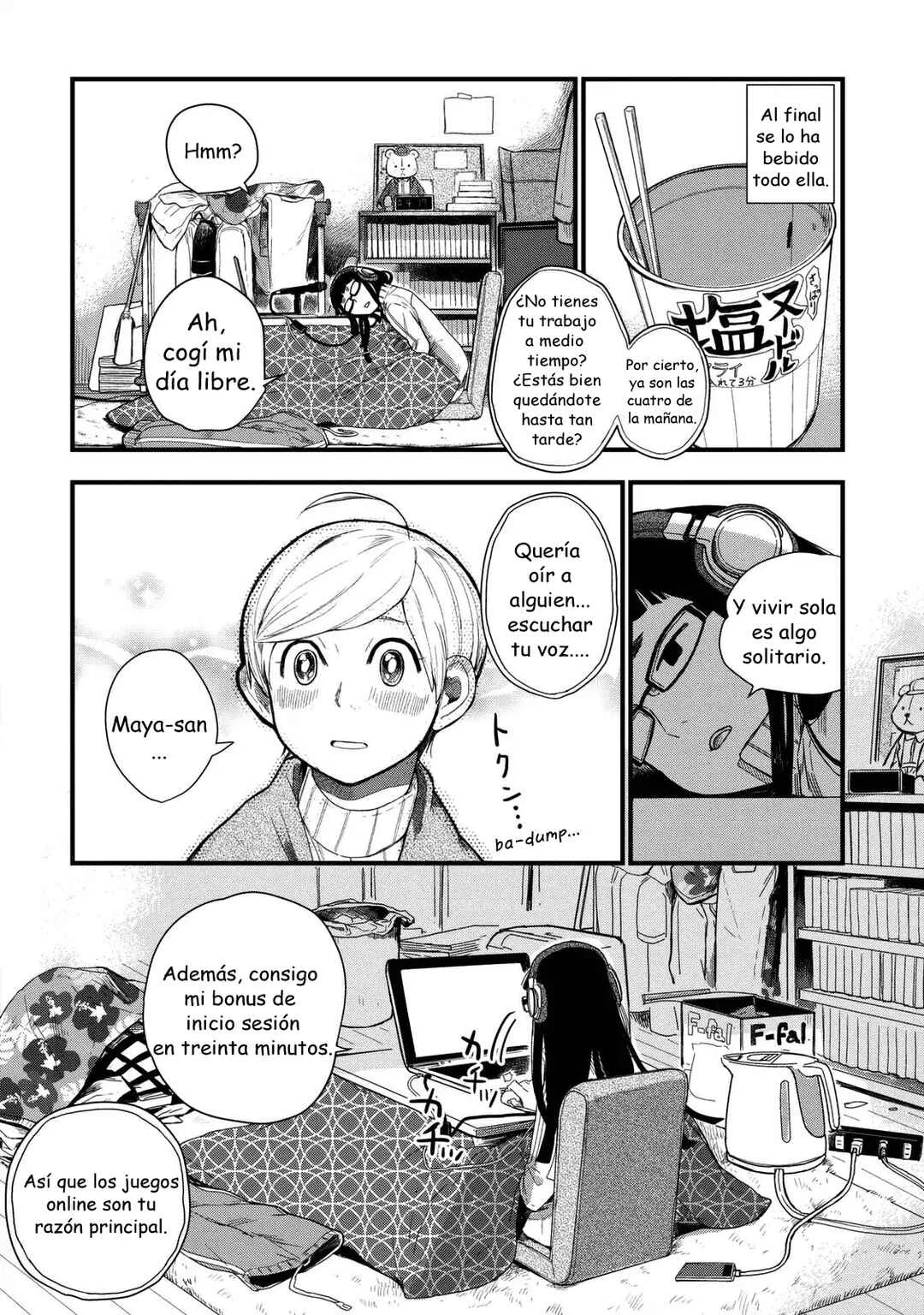 Maya-san no Yofukashi Capítulo 1: Ramen Salado - Page 11