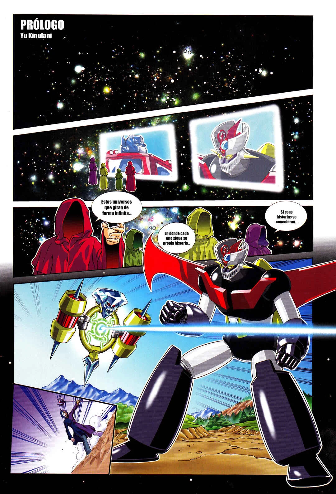 Mazinger Z vs. Transformers Capítulo 0: Prólogo por Yu Kinutani - Page 13
