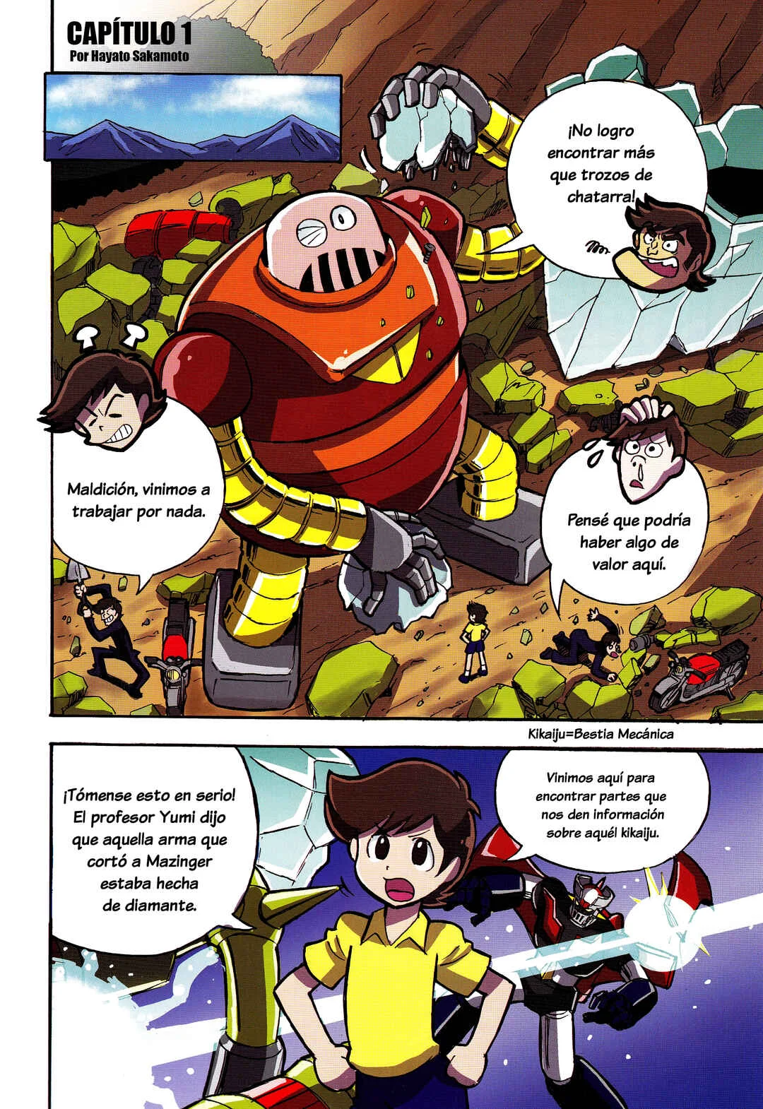 Mazinger Z vs. Transformers Capítulo 1: Capítulo 1 por Hayato Sakamoto - Page 1