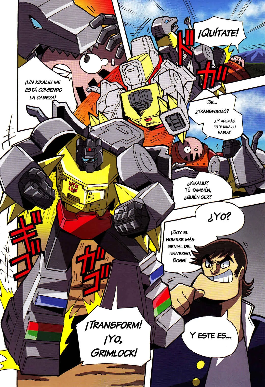 Mazinger Z vs. Transformers Capítulo 1: Capítulo 1 por Hayato Sakamoto - Page 3