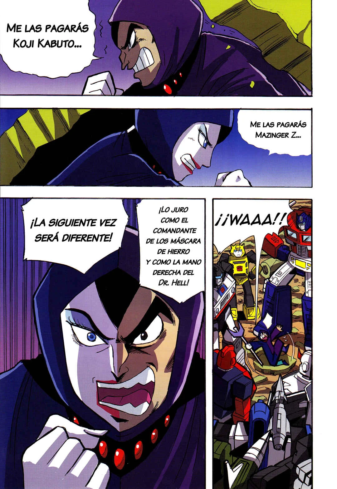 Mazinger Z vs. Transformers Capítulo 1: Capítulo 1 por Hayato Sakamoto - Page 8