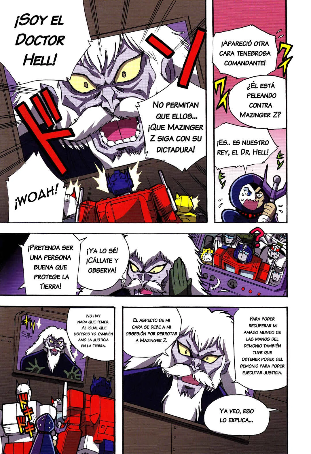 Mazinger Z vs. Transformers Capítulo 1: Capítulo 1 por Hayato Sakamoto - Page 11