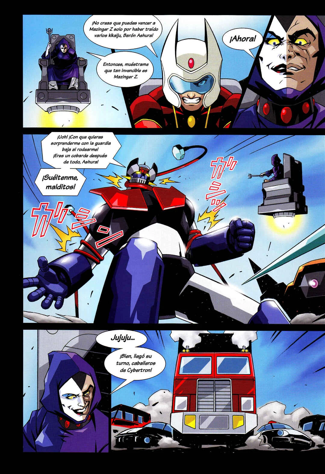 Mazinger Z vs. Transformers Capítulo 2: Capítulo 2 por Hidetsugu Yoshioka - Page 4
