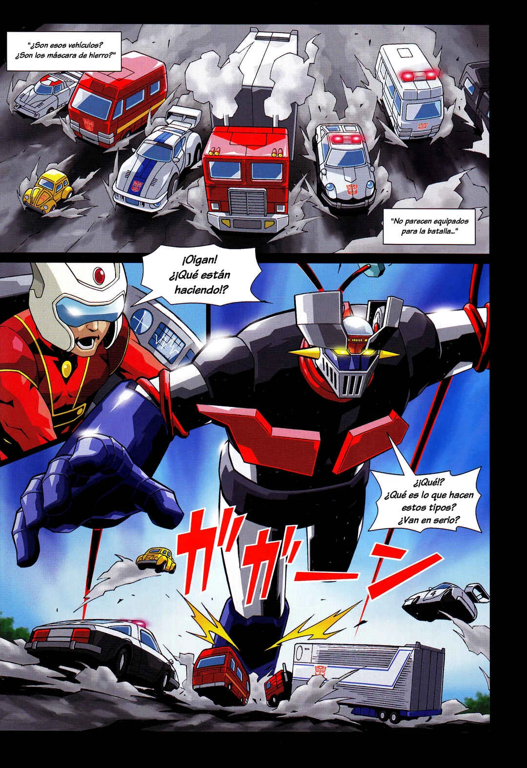 Mazinger Z vs. Transformers Capítulo 2: Capítulo 2 por Hidetsugu Yoshioka - Page 5