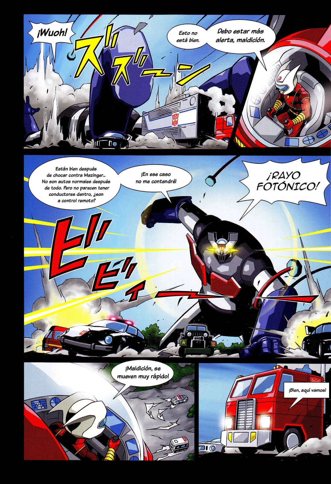 Mazinger Z vs. Transformers Capítulo 2: Capítulo 2 por Hidetsugu Yoshioka - Page 6