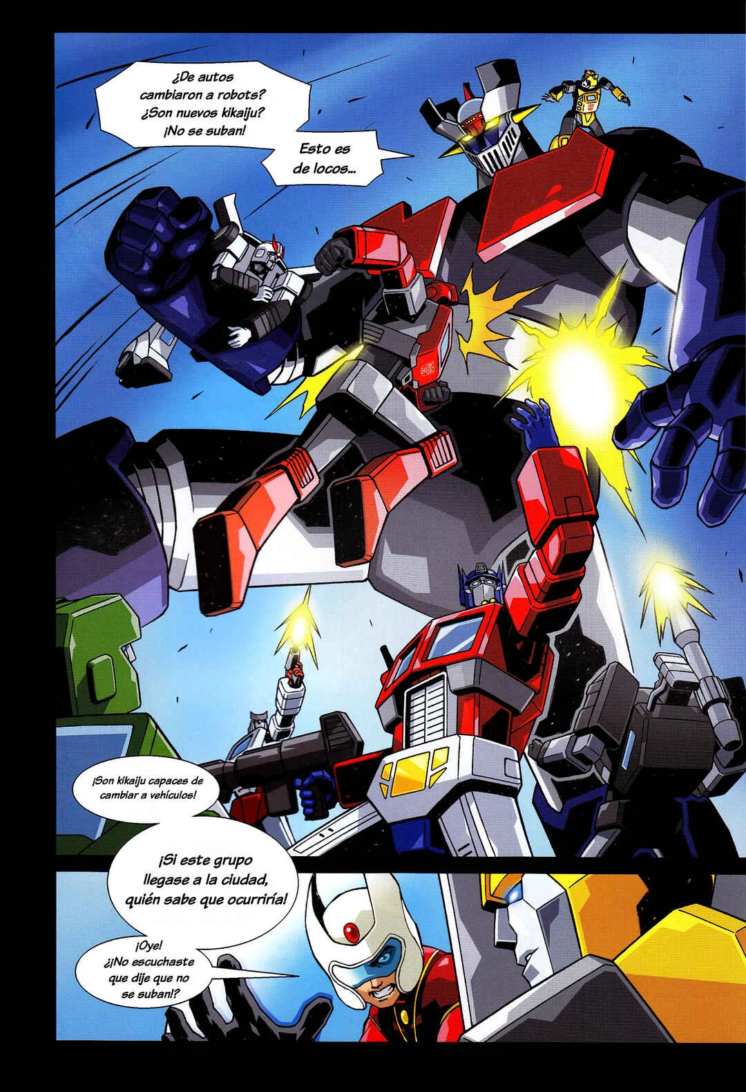 Mazinger Z vs. Transformers Capítulo 2: Capítulo 2 por Hidetsugu Yoshioka - Page 8