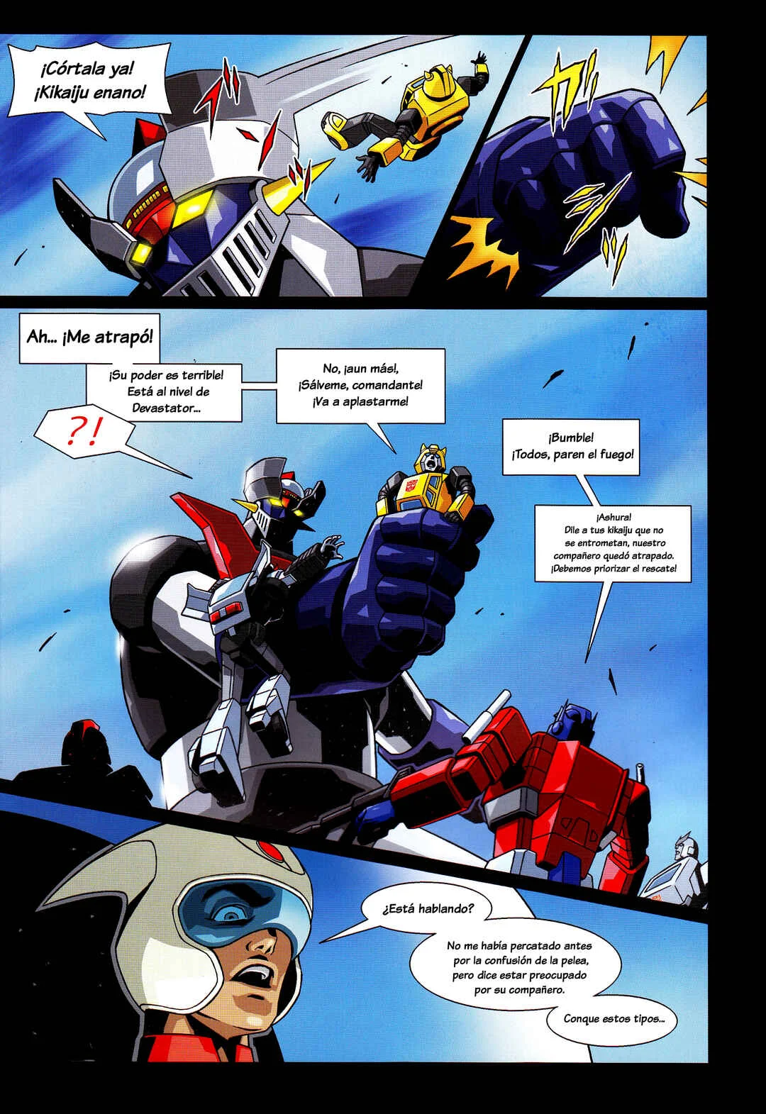 Mazinger Z vs. Transformers Capítulo 2: Capítulo 2 por Hidetsugu Yoshioka - Page 9