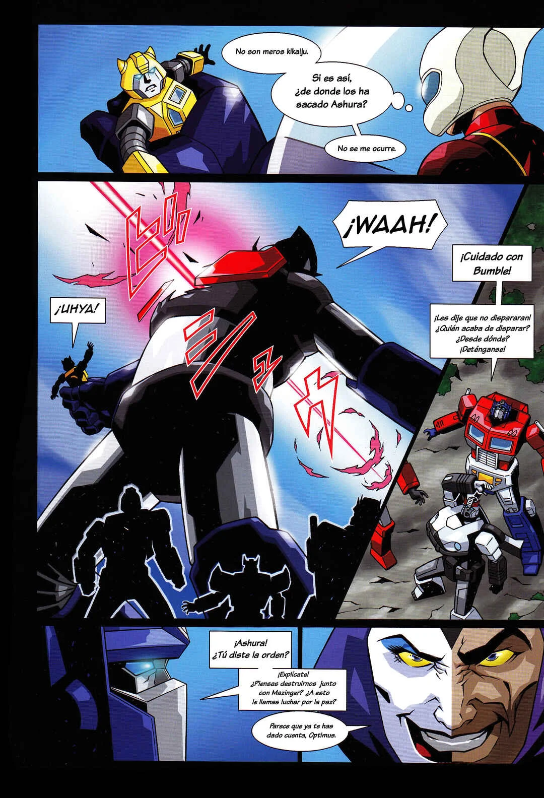 Mazinger Z vs. Transformers Capítulo 2: Capítulo 2 por Hidetsugu Yoshioka - Page 10