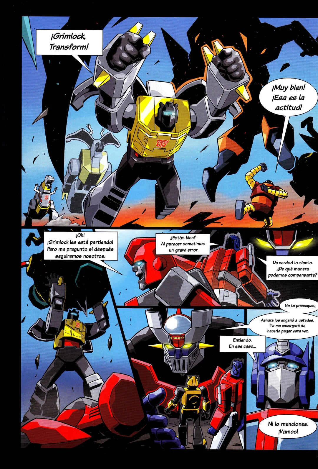 Mazinger Z vs. Transformers Capítulo 2: Capítulo 2 por Hidetsugu Yoshioka - Page 14