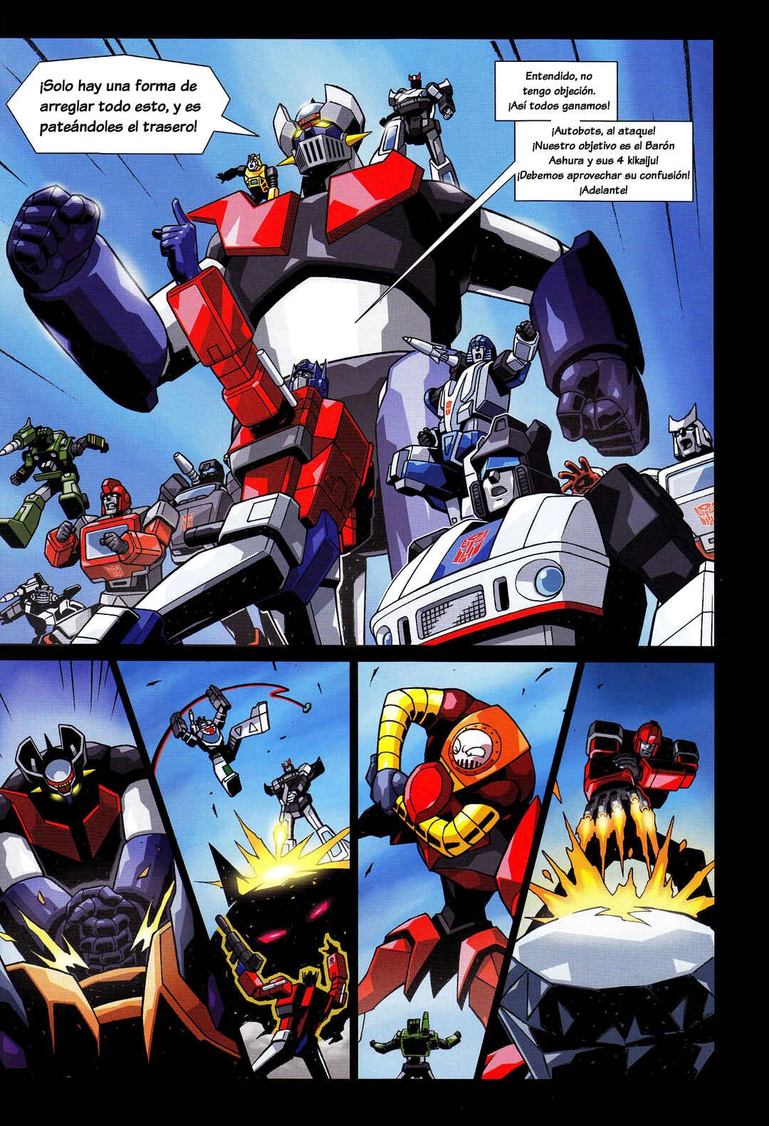 Mazinger Z vs. Transformers Capítulo 2: Capítulo 2 por Hidetsugu Yoshioka - Page 15