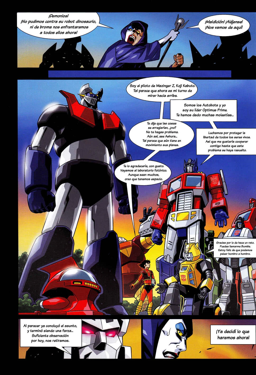 Mazinger Z vs. Transformers Capítulo 2: Capítulo 2 por Hidetsugu Yoshioka - Page 16