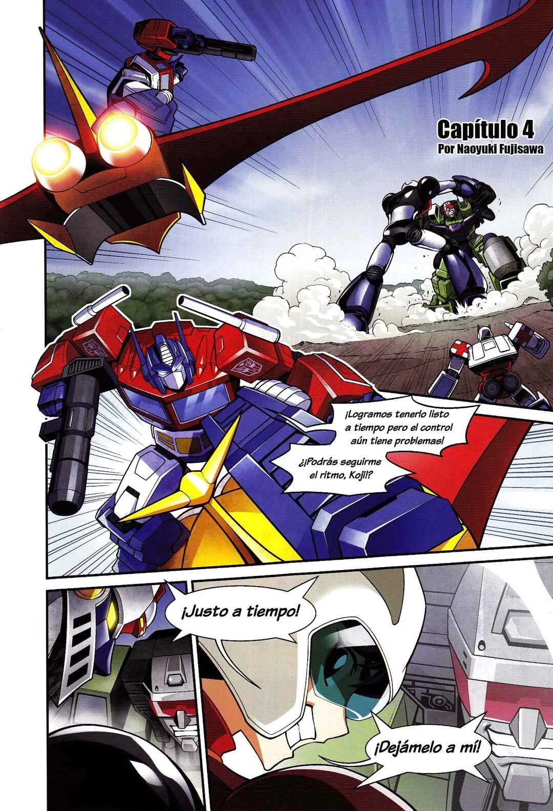 Mazinger Z vs. Transformers Capítulo 4: Capítulo 4 por Naoyuki Fujisawa - Page 1
