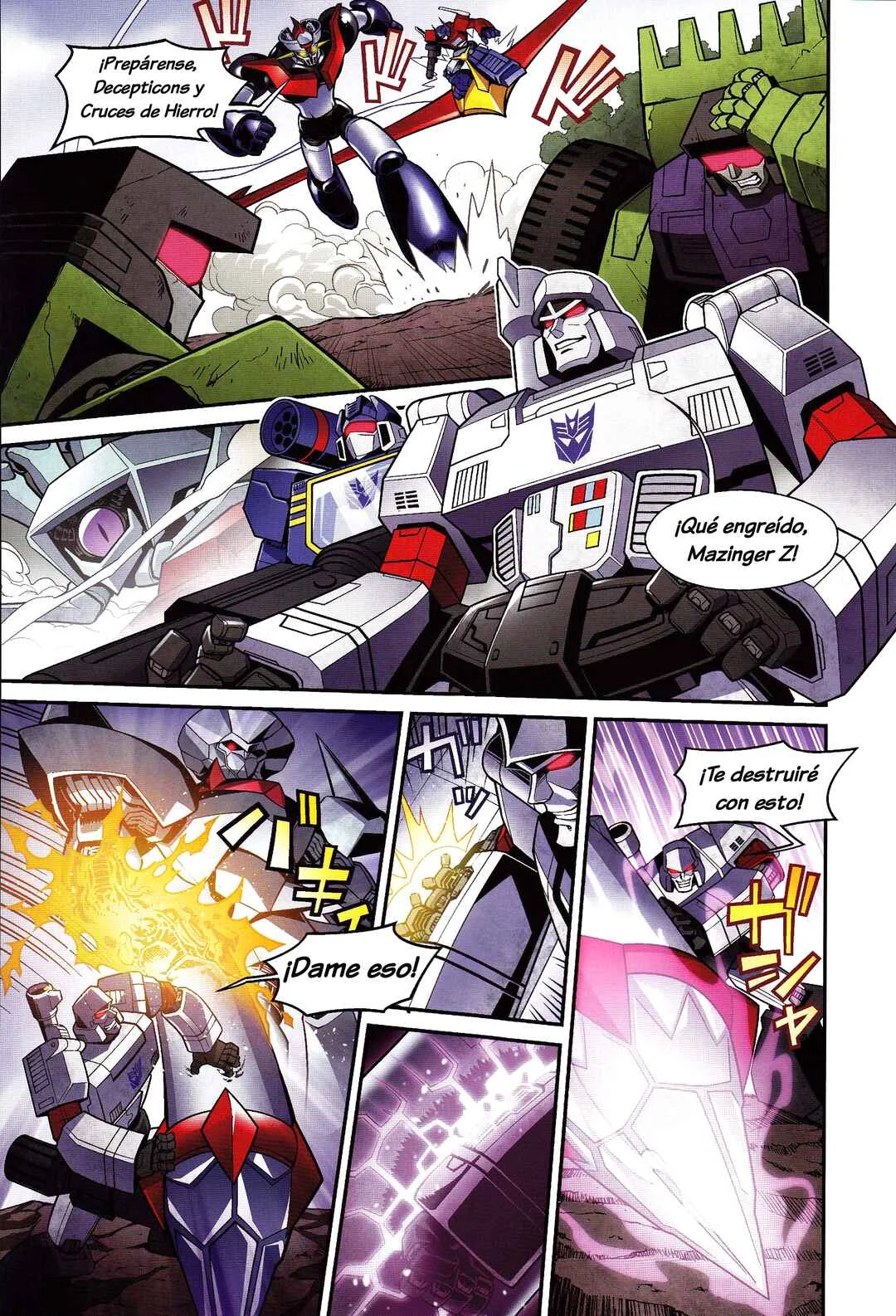 Mazinger Z vs. Transformers Capítulo 4: Capítulo 4 por Naoyuki Fujisawa - Page 3