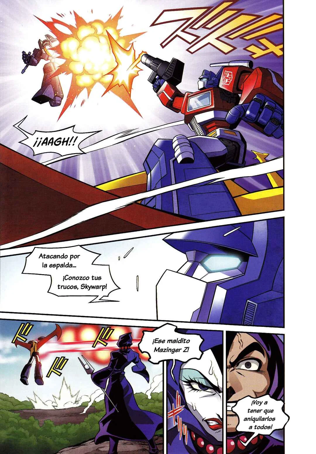 Mazinger Z vs. Transformers Capítulo 4: Capítulo 4 por Naoyuki Fujisawa - Page 9