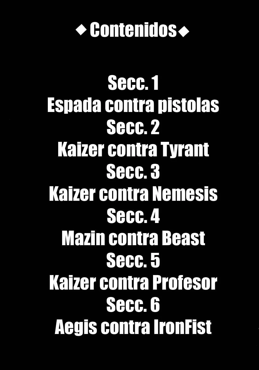Mazinkaiser SKL Versus Capítulo 1: Espada contra Pistolas - Page 6