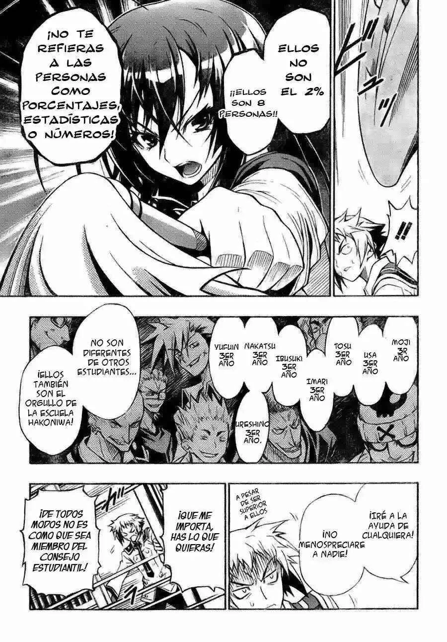 Medaka Box Capítulo 1: El consejo de estudiantes en acción! - Page 28