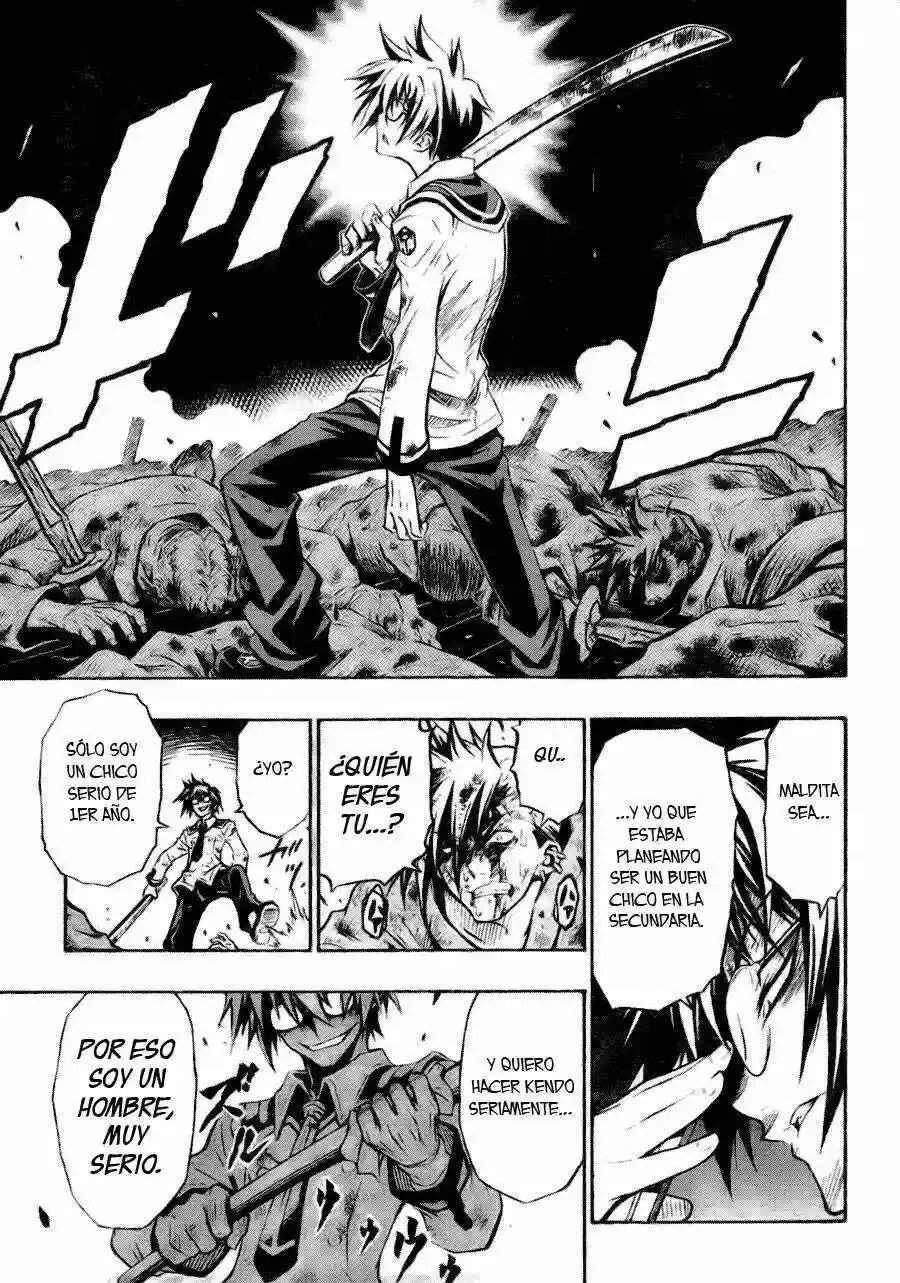 Medaka Box Capítulo 1: El consejo de estudiantes en acción! - Page 36
