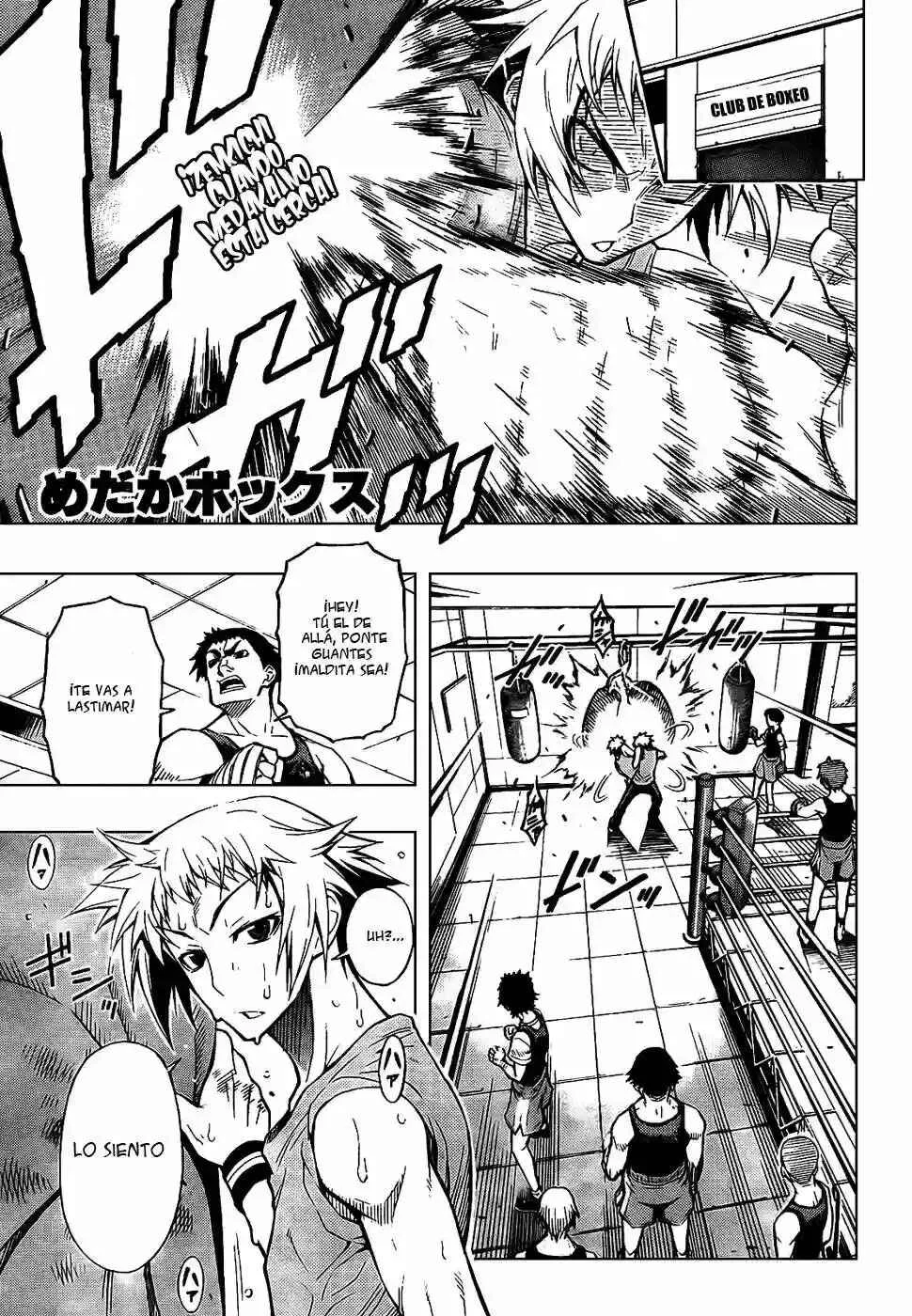 Medaka Box Capítulo 4: Eso es comportamiento innecesario - Page 1