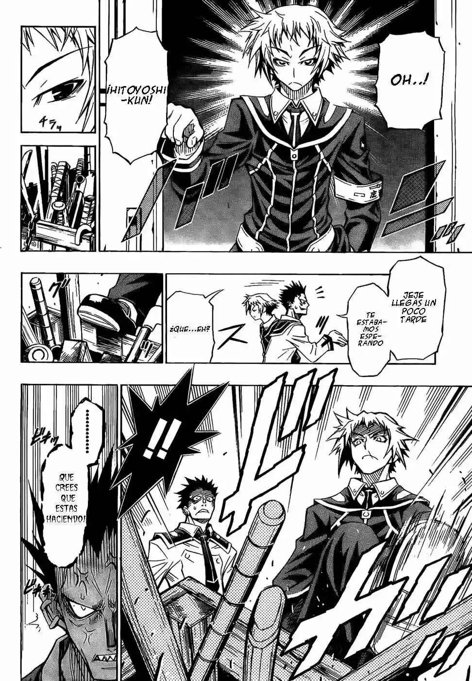 Medaka Box Capítulo 4: Eso es comportamiento innecesario - Page 14