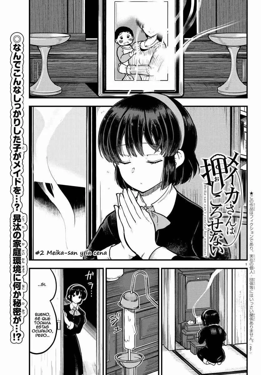Meika-san wa Oshikorosenai Capítulo 2: Meika-san y la cena - Page 2