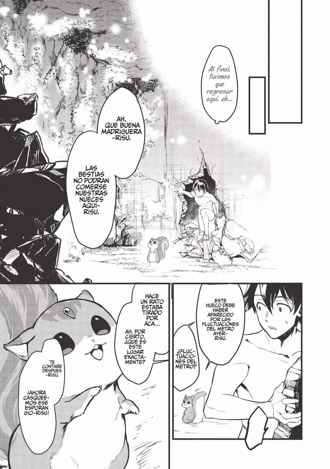 Meikyuu Metro ~Mezametara Saikyoushoku Datta node Shima Risu wo Tsurete Shinsekai wo Aruku~ Capítulo 1: Escena 1 - Page 17
