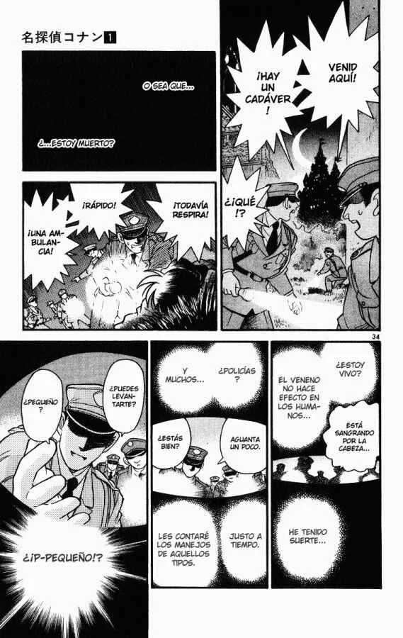 Meitantei Conan Capítulo 1: El Sherlock Holmes de los años 90 - Page 37