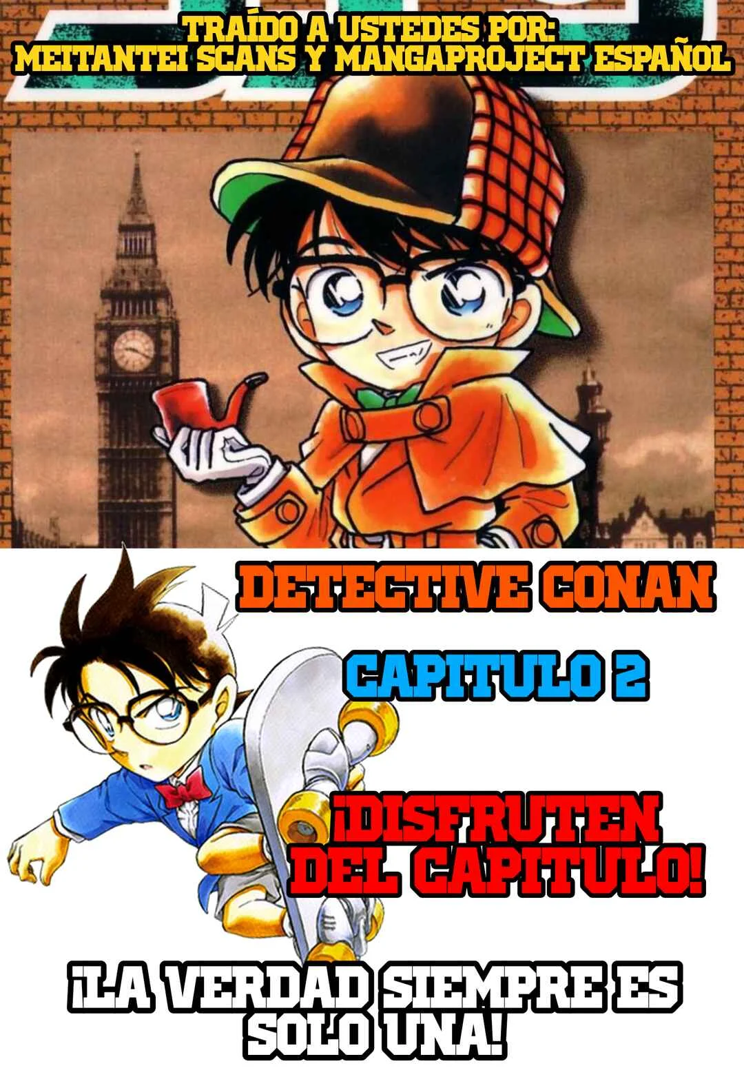 Meitantei Conan Capítulo 2: El gran detective se hace pequeño  - Page 1
