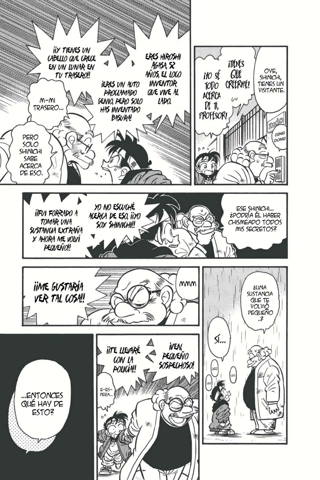 Meitantei Conan Capítulo 2: El gran detective se hace pequeño  - Page 14