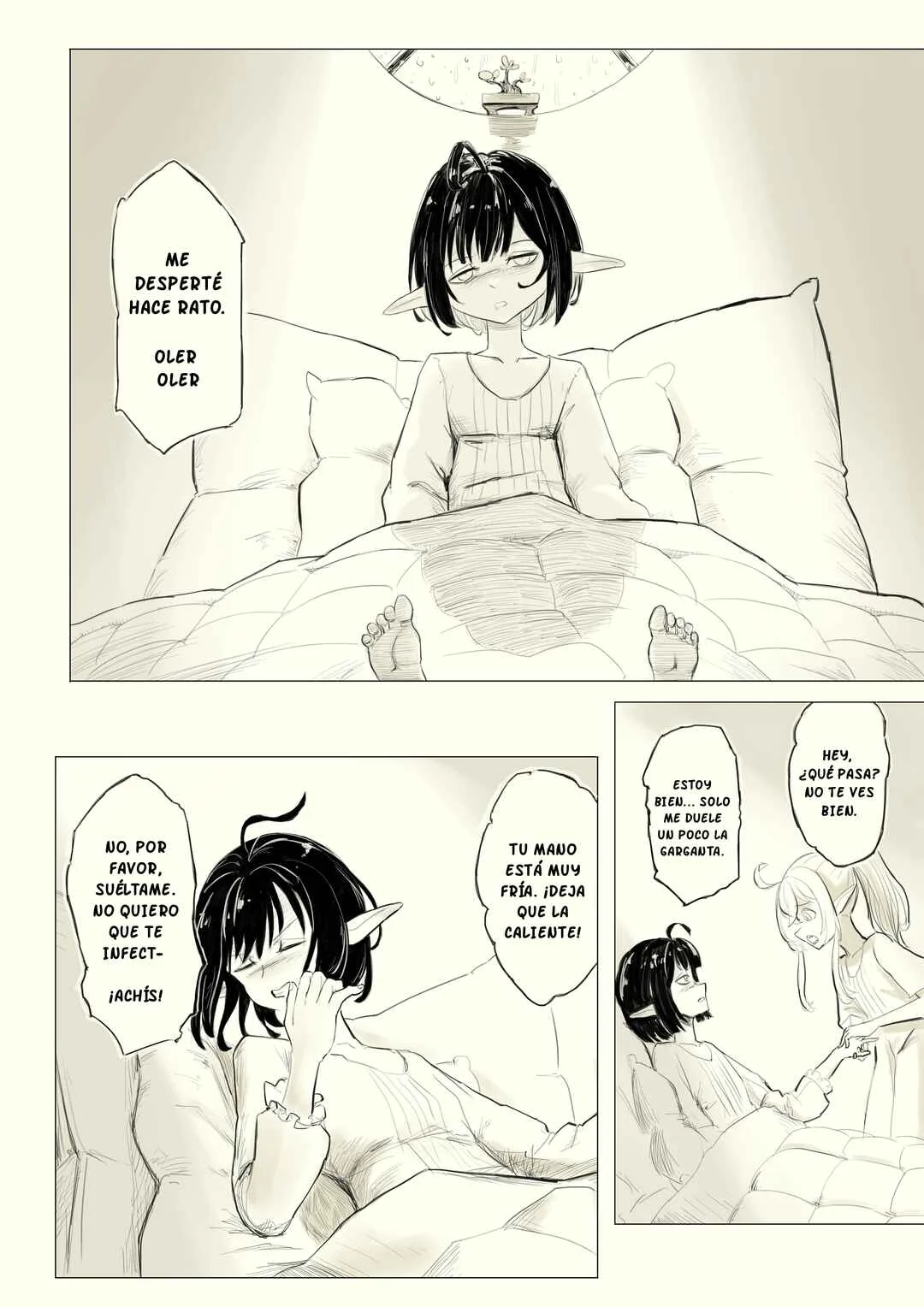 Mia & Sera's daily life Capítulo 2: Lluvia fría - Page 4
