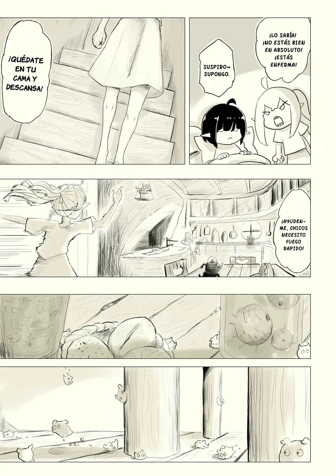 Mia & Sera's daily life Capítulo 2: Lluvia fría - Page 5