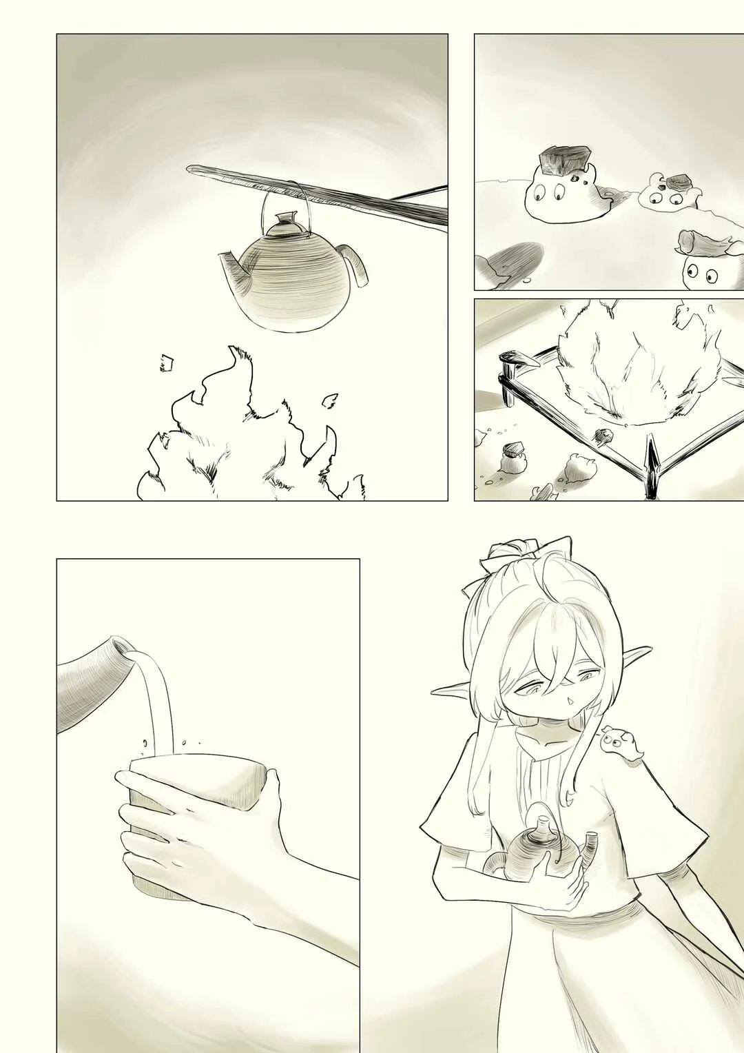 Mia & Sera's daily life Capítulo 2: Lluvia fría - Page 6