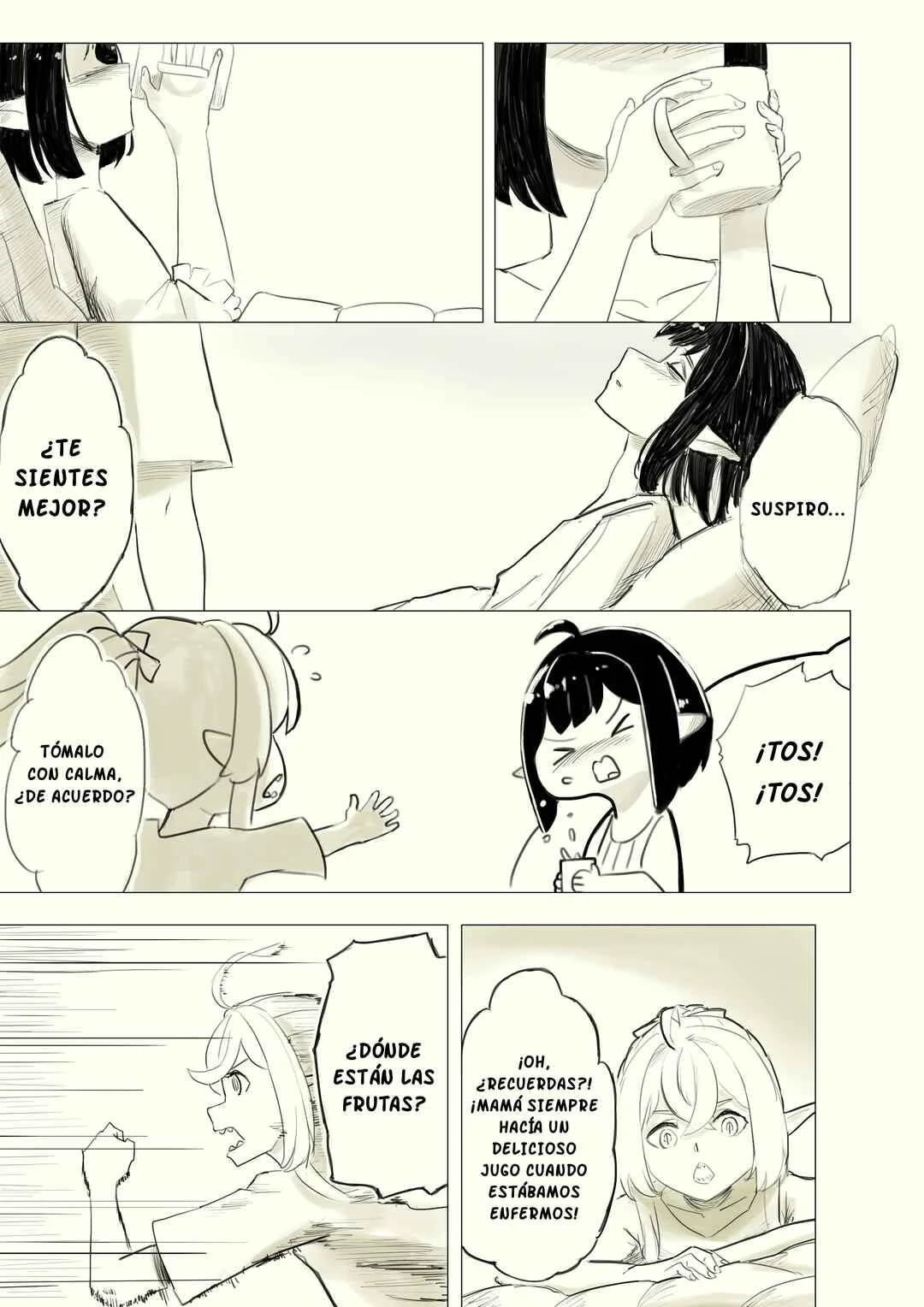 Mia & Sera's daily life Capítulo 2: Lluvia fría - Page 7