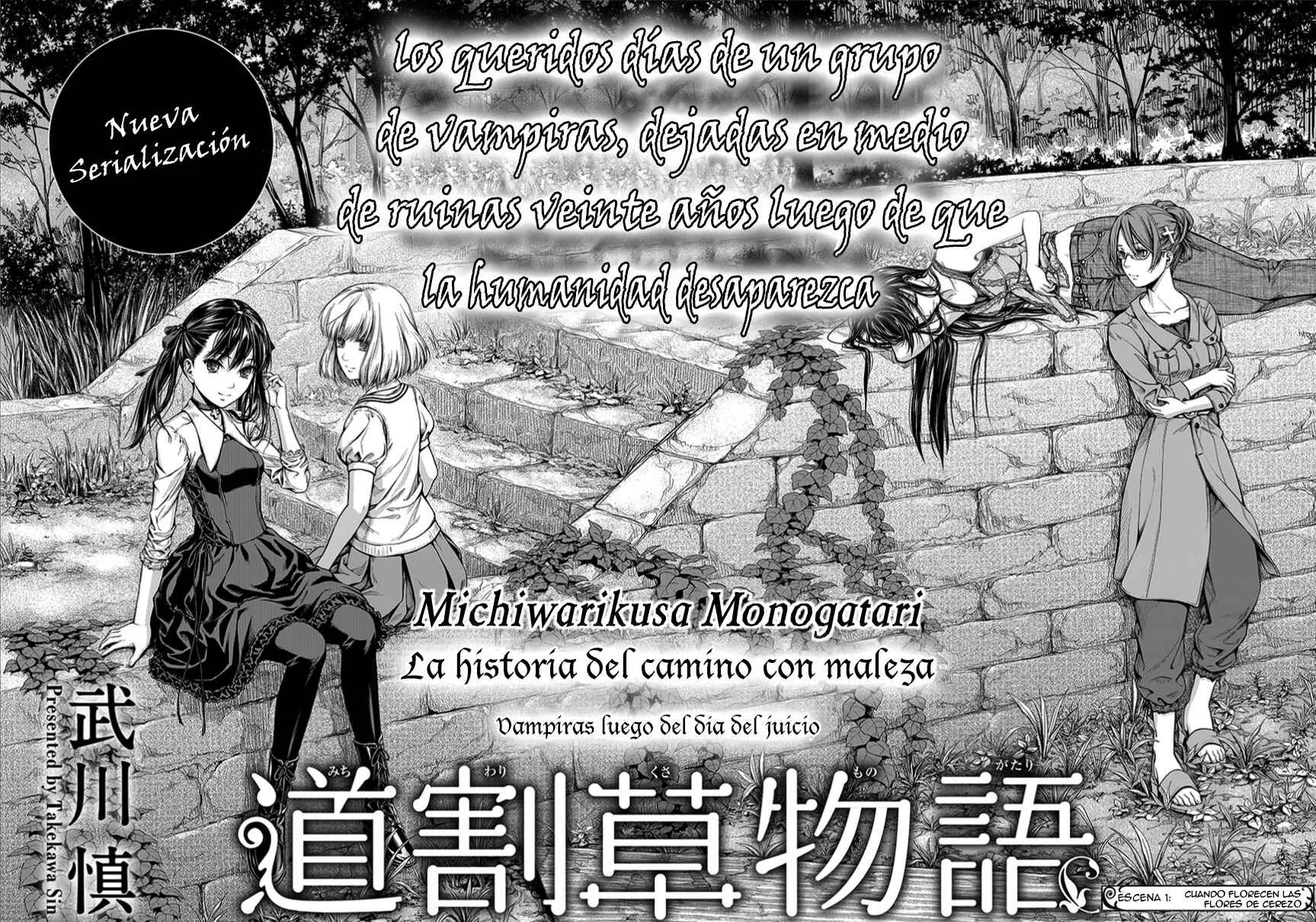Michiwarikusa Monogatari -Vampire After the Doomsday- Capítulo 1: Cuando florecen las flores del cerezo. - Page 4