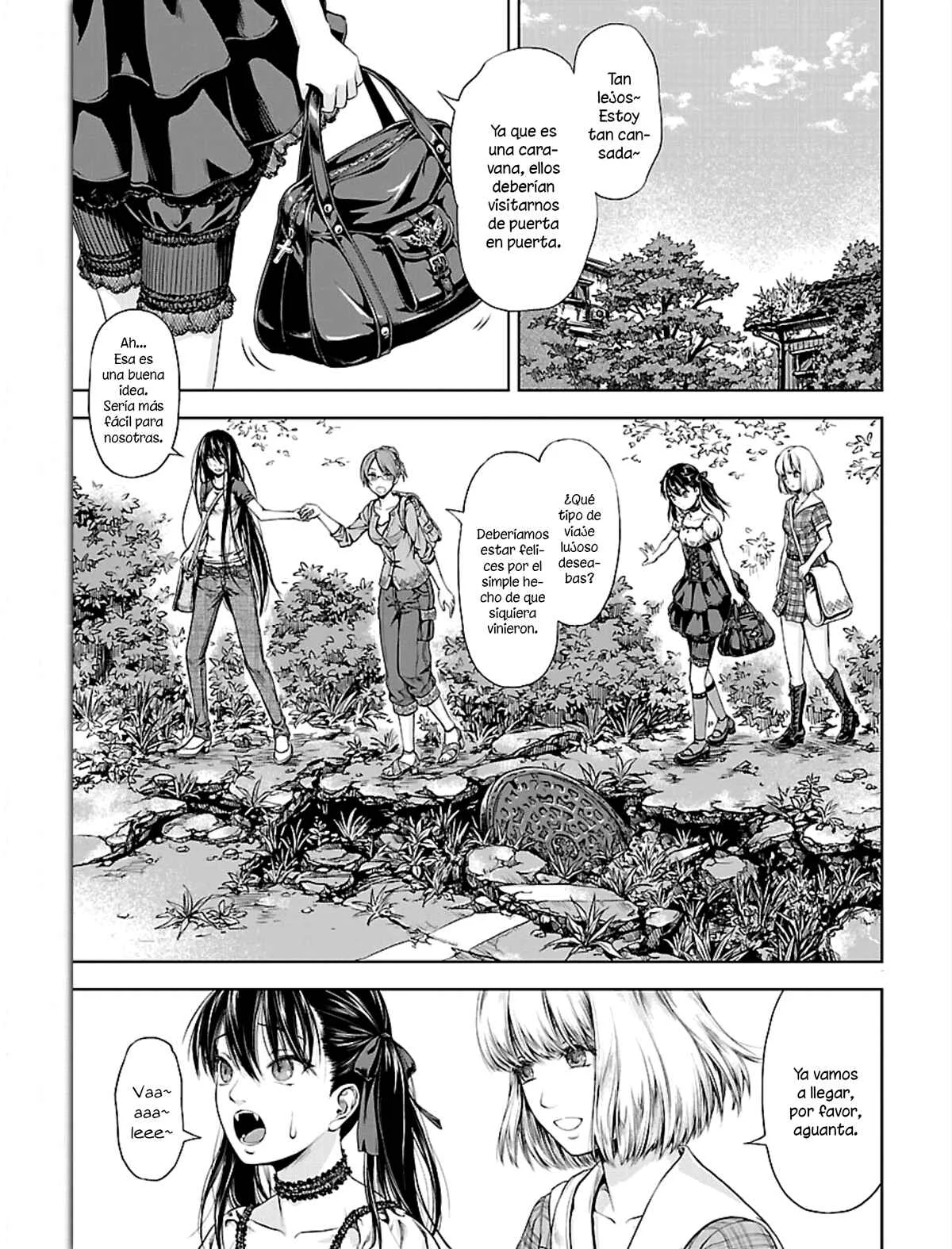 Michiwarikusa Monogatari -Vampire After the Doomsday- Capítulo 4: Caravana. - Page 3