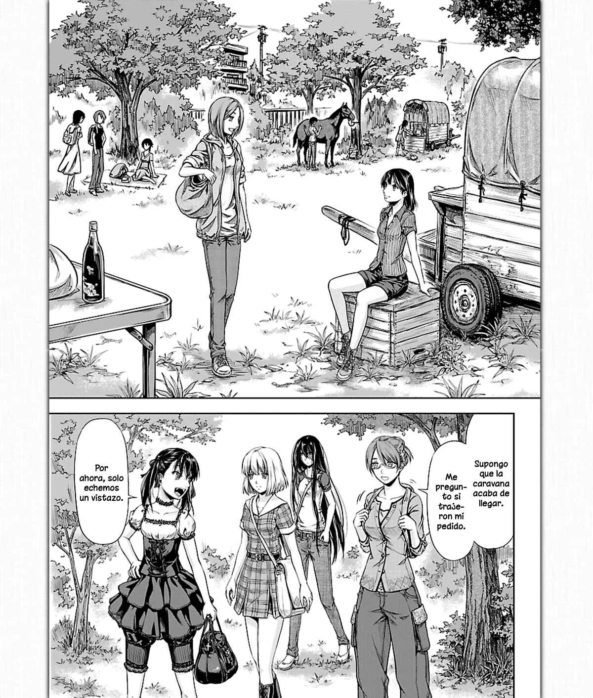 Michiwarikusa Monogatari -Vampire After the Doomsday- Capítulo 4: Caravana. - Page 7