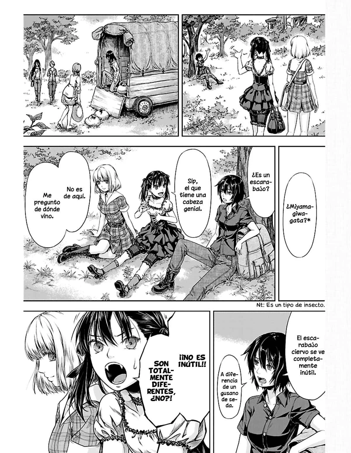 Michiwarikusa Monogatari -Vampire After the Doomsday- Capítulo 4: Caravana. - Page 8