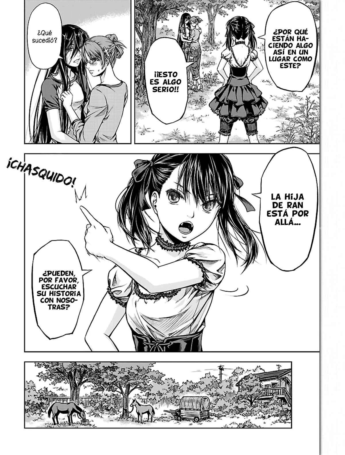 Michiwarikusa Monogatari -Vampire After the Doomsday- Capítulo 4: Caravana. - Page 18