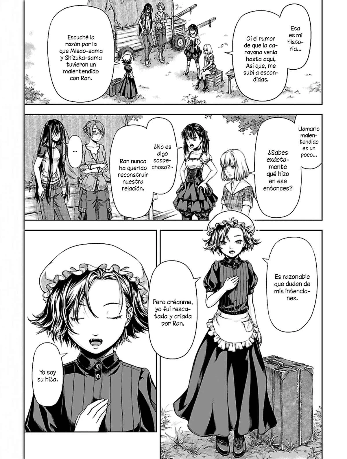 Michiwarikusa Monogatari -Vampire After the Doomsday- Capítulo 4: Caravana. - Page 19