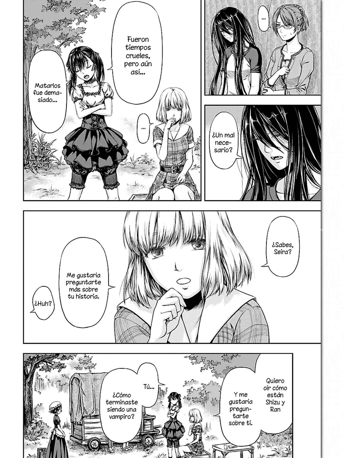 Michiwarikusa Monogatari -Vampire After the Doomsday- Capítulo 4: Caravana. - Page 22