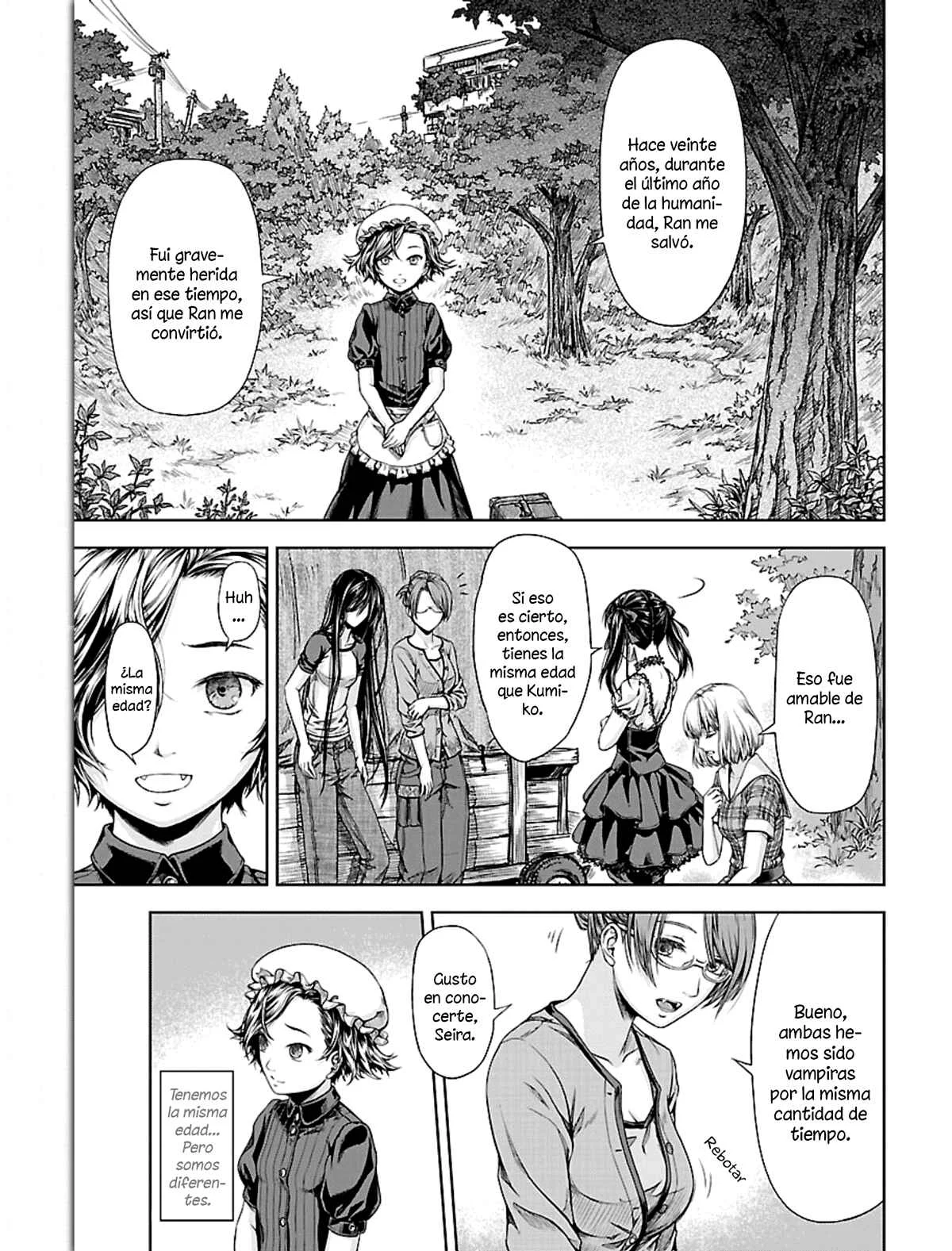 Michiwarikusa Monogatari -Vampire After the Doomsday- Capítulo 4: Caravana. - Page 23