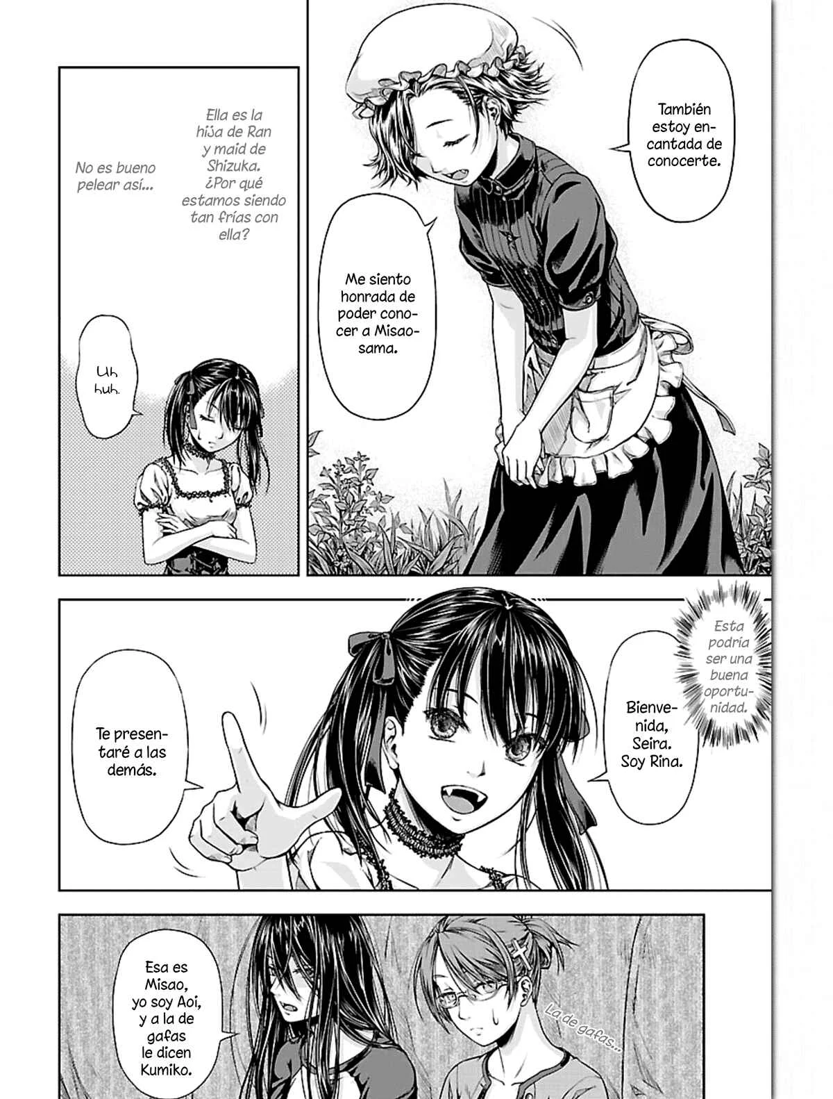 Michiwarikusa Monogatari -Vampire After the Doomsday- Capítulo 4: Caravana. - Page 24