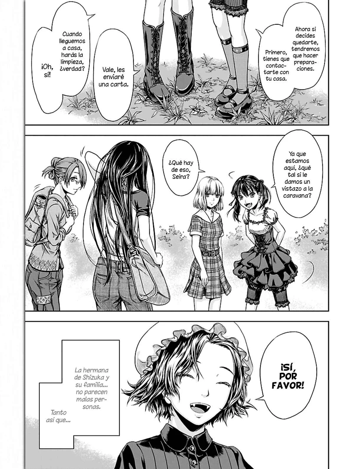 Michiwarikusa Monogatari -Vampire After the Doomsday- Capítulo 4: Caravana. - Page 25